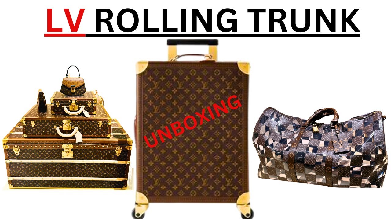 UNBOX WITH ME LV ROLLING TRUNK! 