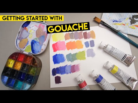 Adding WHITE GOUACHE to WATERCOLOR (and comparing 5 BRANDS of white gouache)  