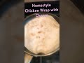 I made Homestyle Chicken Wrap with Cheese. #chickenwraps #chicken #cooking #2023 #budget #jamaica