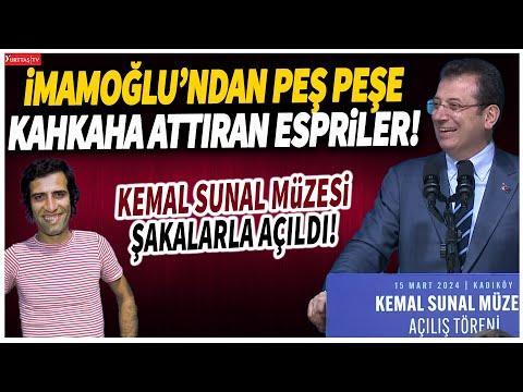 Ekrem İmamoğlu'ndan peş peşe kahkaha attıran espriler! Kemal Sunal Müzesi açıldı!