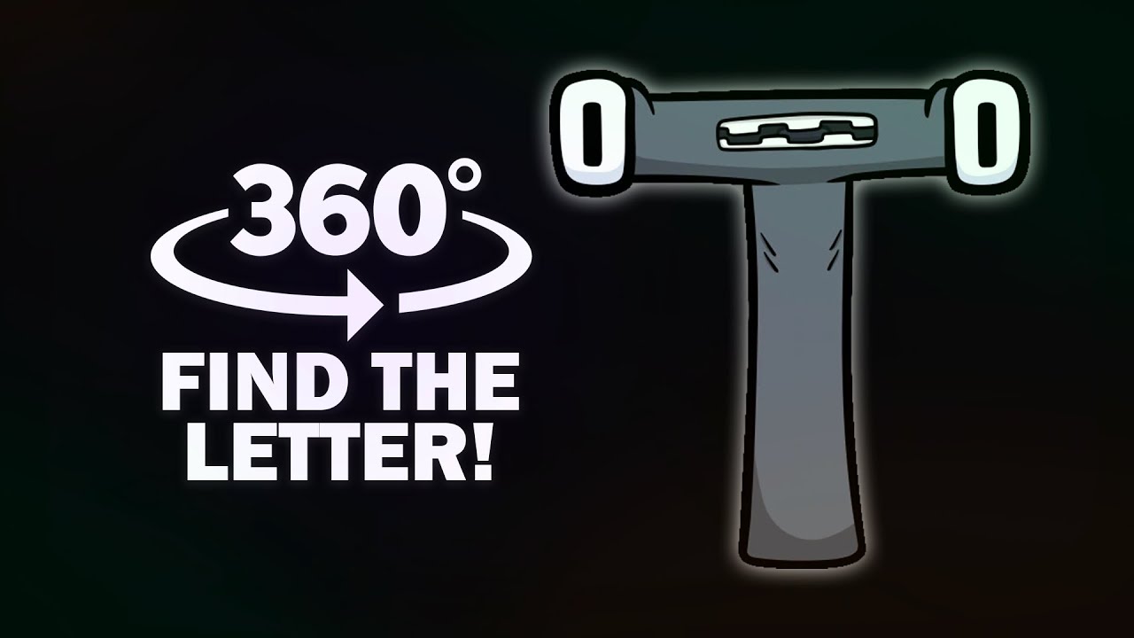 Alphabet Lore T - FINDING CHALLENGE #23 | 360 Degree Video