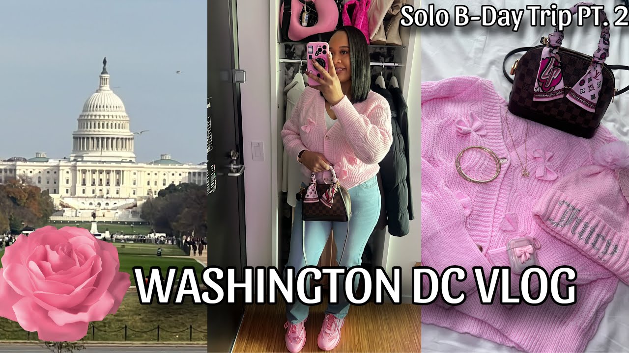 PT. 2 | WASHINGTON DC VLOG | WHITE HOUSE | SHOPPING IN GEORGETOWN | LADUREE  PASTRY SHOP & MORE