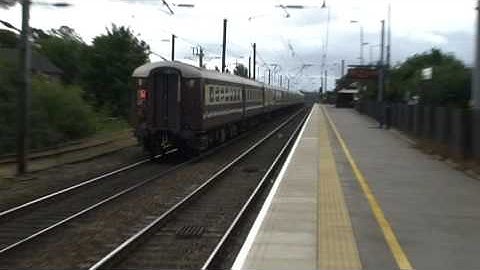 67029 and 67023 pass Northallerton on a charter
