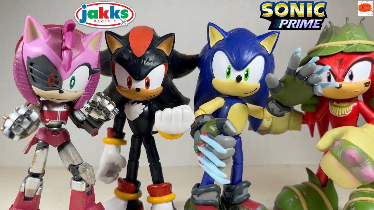 Boneco Sonic Prime Netflix Gnarly Knuckles Toyng