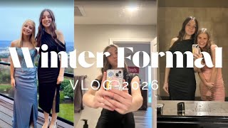 Winter Formal Vlog! (getting ready, friends, and chaos
