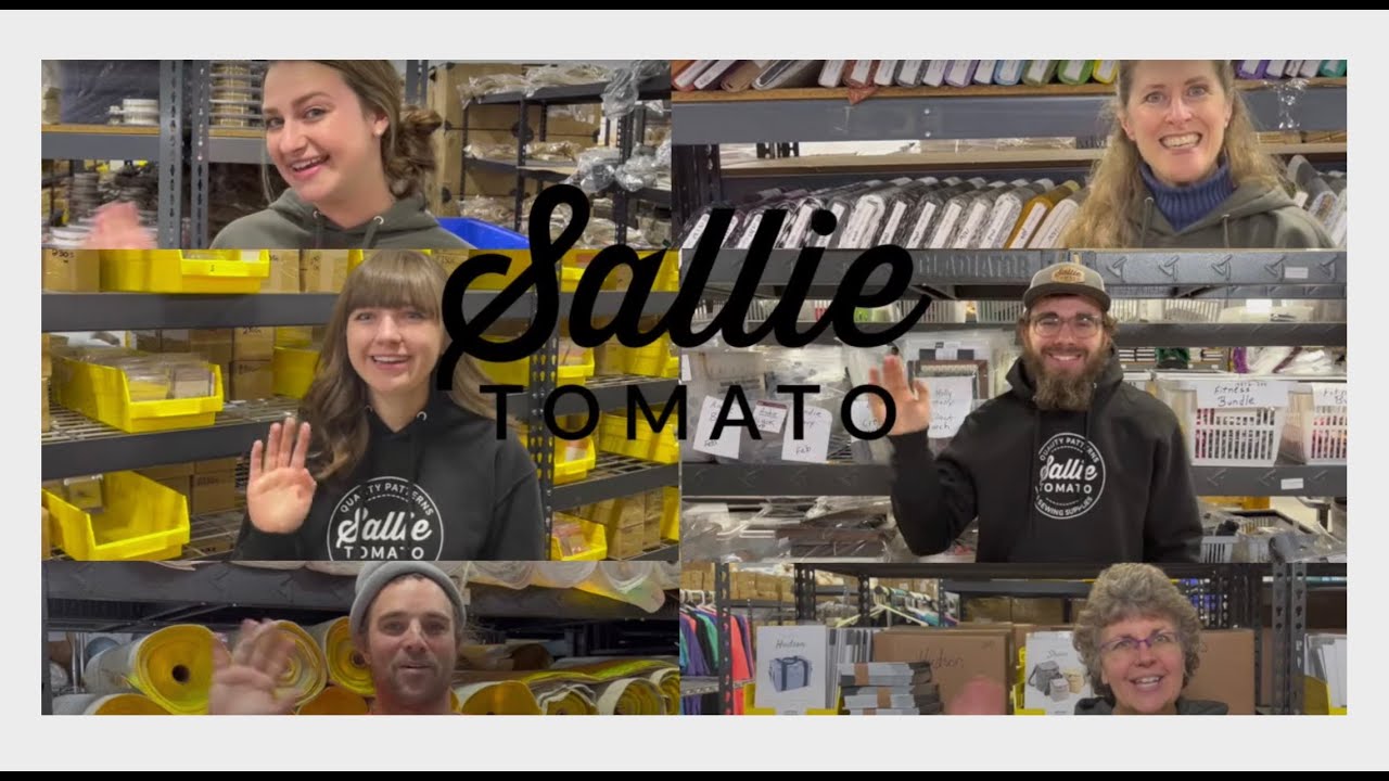 Meet Sallie Tomato in 60 Seconds! Happy Sewing