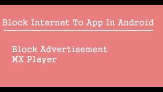 NoRoot Firewall for Android | Block Internet To Unwanted Apps In Android | Block Ads in any App screenshot 4