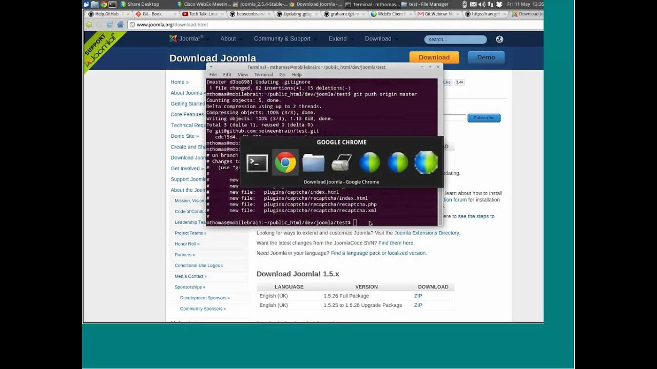 Integrating GIT with Joomla! Content Management System - Matt Thomas