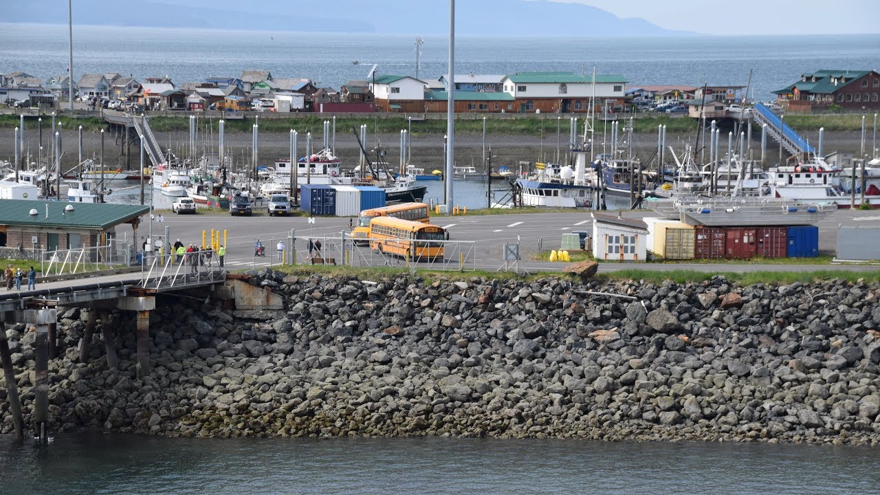 Homer Alaska Cruise Ship Shuttle To Spit From Port 4k Youtube