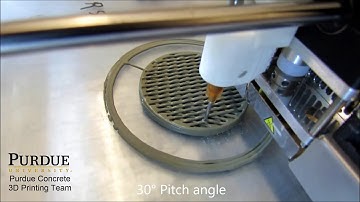 3D printed cement paste with Bouligand architecture (30° pitch angle)