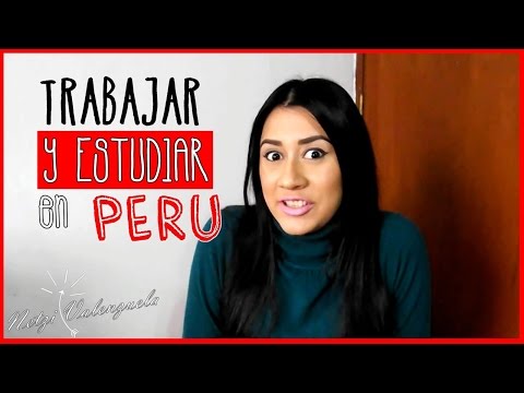 TRABAJAR Y ESTUDIAR EN PERU(REQUISITOS PARA VENEZOLANOS)PASO A PASO/Netzi Valenzuela