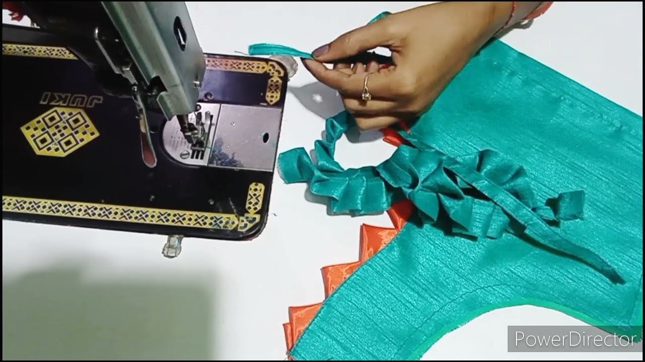 Blouse Design | Blouse Back Design Frill Loop pattern |Model Blouse ...