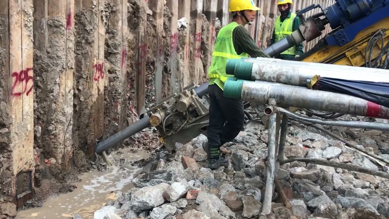 Temporary soil anchor construction (Part 2)