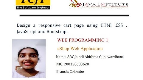 Design a responsive cart page using HTML , CSS , JavaScript and Bootstrap