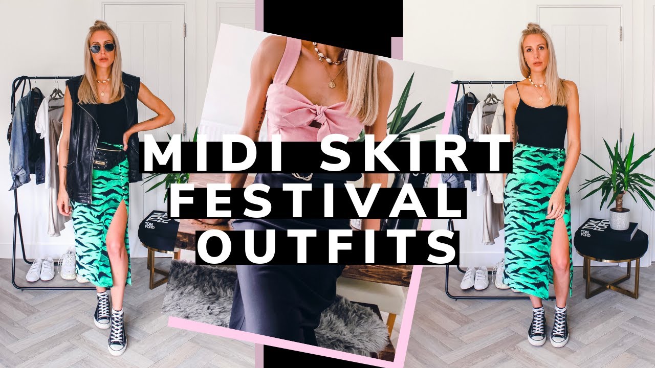 festival midi skirt