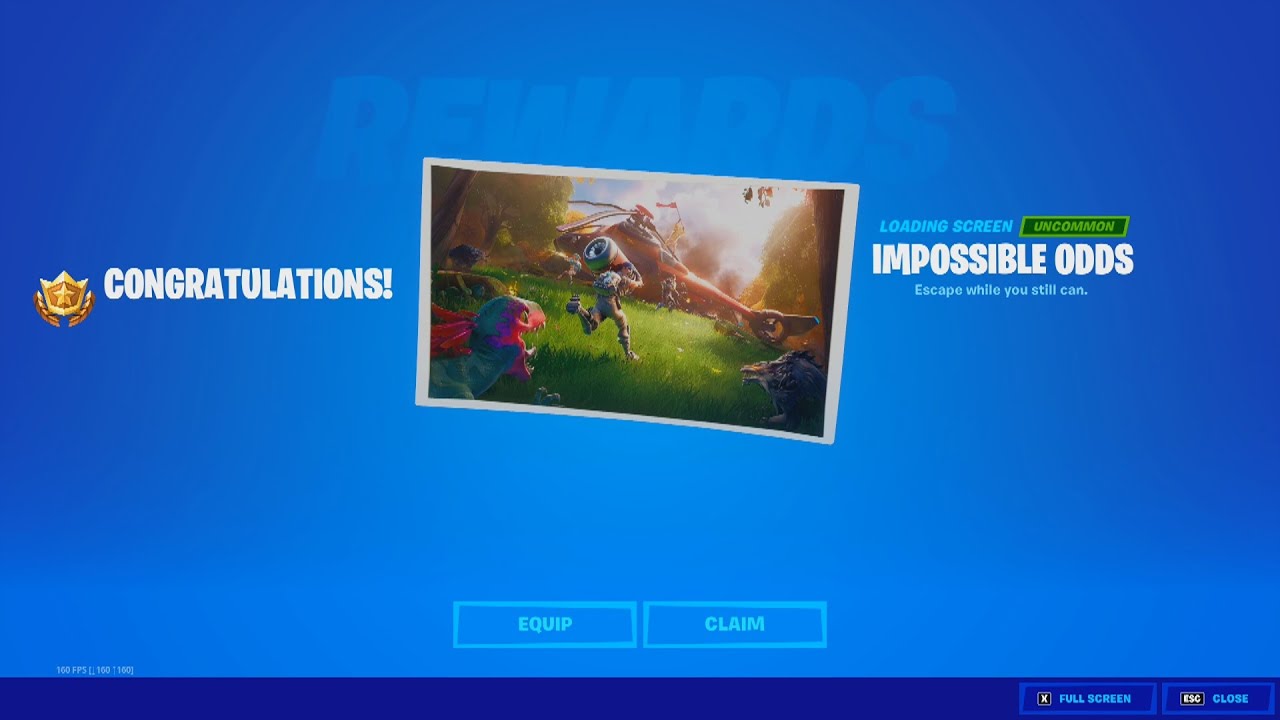 Unlocking Impossible Escape Loading Screen Impossible Escape Ltm Fortnite Youtube