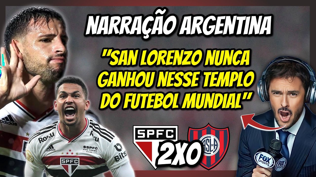 Estatísticas históricas após São Paulo 2 x 0 San Lorenzo - SPFC