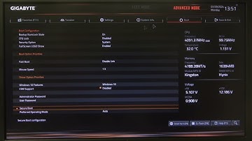 How To Enable & Disable Secure Boot On Gigabyte Motherboard