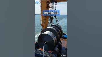 🏗️ No containers—just raw power! See how massive cargo moves piece by piece. 🚢 #Breakbulk #Logistics