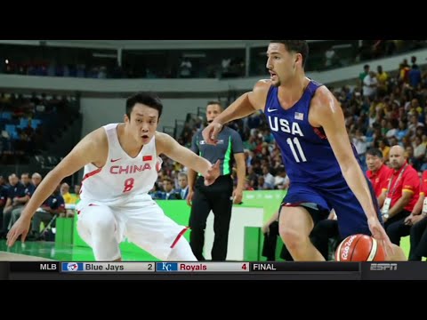 Team Usa Basketball 2016 Destroys China - Rio Olympics 2016