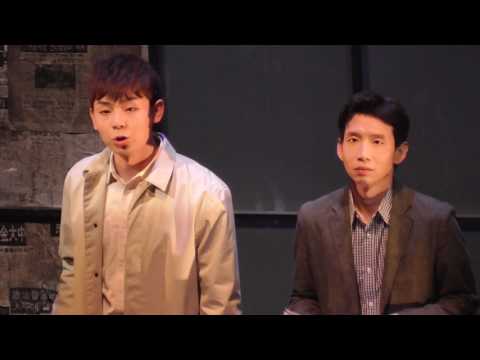 20170519 연극 보도지침 봉태규, 기세중 기자회견 장면