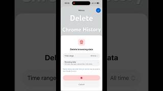  How to Delete Google Chrome Browser History 🔎 on iPhone #Howto #Google #History #iPhoneTricks