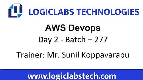 AWS Devops Day 2 Batch 277.