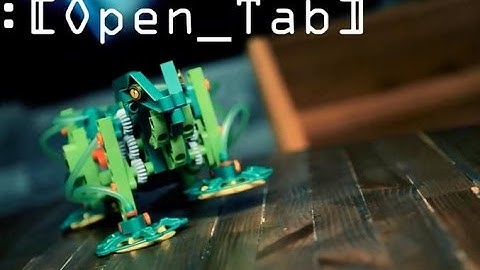 Buildable Geckobot can stick to and scale surfaces (Open_Tab)