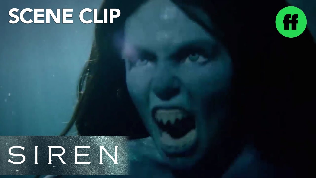 Siren  Season 1 Episode 1 Ryns Mermaid Transformation  Freeform