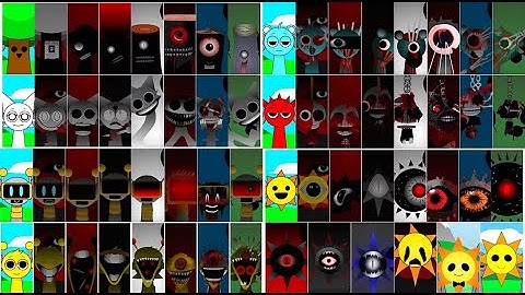 Incredibox Sprunki Mix: Mr.Tree Vs Wenda Vs Sky Vs Raddy Vs Fun Bot Vs Simon Vs Mr.Sun