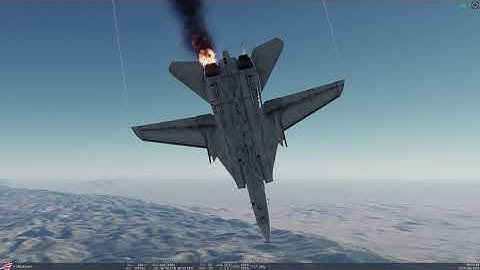 [DCS]F-14A Compressor stall, Engine failure