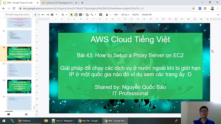 Bài 43: How to Setup a Proxy Server on AWS/EC2