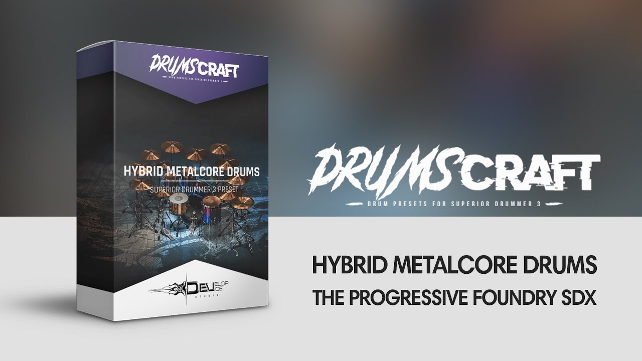 Superior Drummer 3 Preset Bundle for The Progressive Foundry SDX - 18 Presets - Sound Demo Video