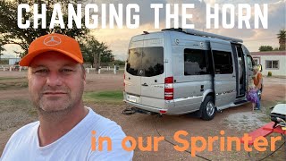 Changing the Horn in our Sprinter | Complete install of an Air Horn.