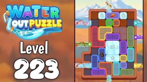 Water Out Puzzle Level 223 Walkthrough