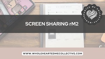 remarkable 2 | Screen Sharing using the Desktop App for reMarkable2