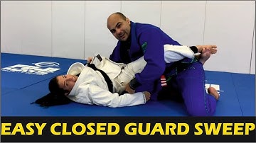 Easy BJJ Closed Guard Sweep by Deborah Gracie