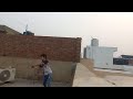 playing cricket with 7years old czn