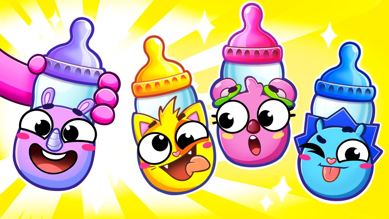 Bottle Feeding Time! 🍼💛 Siblings Care Song | Kids Songs And Nursery Rhymes by Baby Zoo Story✨