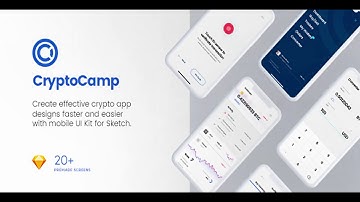 CryptoCamp Mobile UI Kit | Themeforest Website Templates and Themes