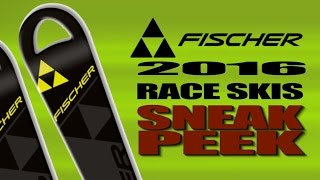 2016 Fischer Race Skis Sneak Peek @SkiGearTV