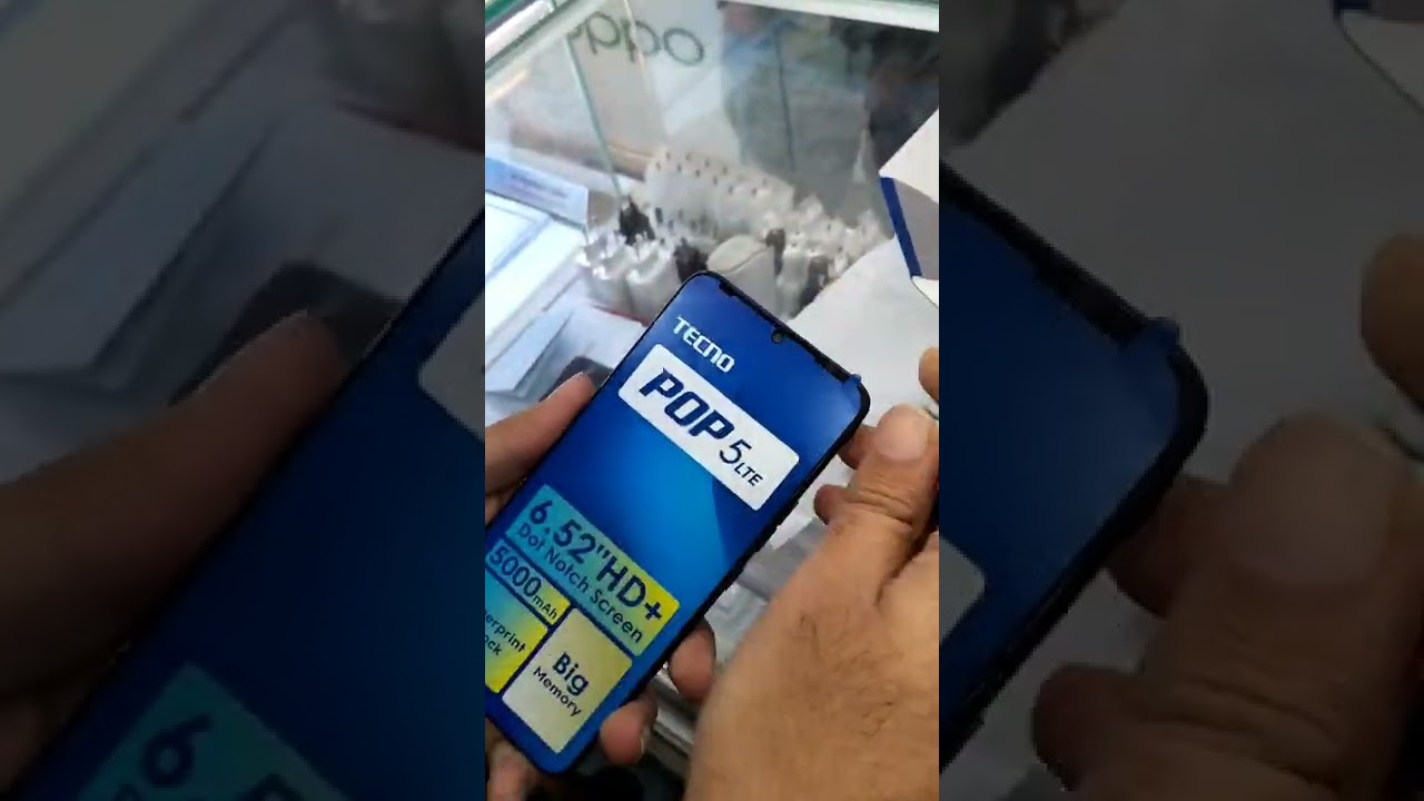Tecno Pop 5 LTE 2/32 unboxing blue
