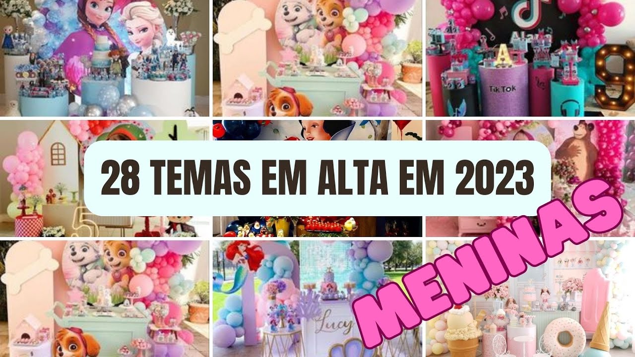 5 temas de festa infantil para meninas