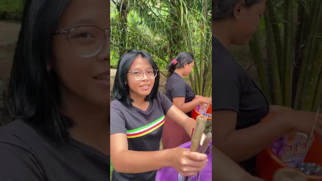 Vlog ngerujak di Hutan Kalimantan #gadisdayak #vlogpendek 