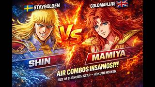 FIST OF THE NORTH STAR- HOKUTO NO KEN  ⚡STAYGOLDEN (SUE) VS GOLDMANJAQS (GRÃ)⚡AIR COMBOS INSANOS!!!!