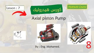 كورس هيدروليك   المحاضرة السابعة Hydraulics course   Lesson 7  [axial piston pump type]