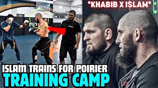 Islam Makhachev Training For Dustin Poirier - Insane Striking And Grappling -ft Khabib Nurmagomedov