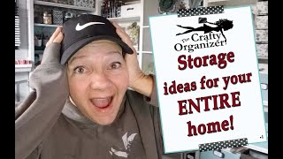 Storage ideas for your ENTIRE home with this easy to find item!