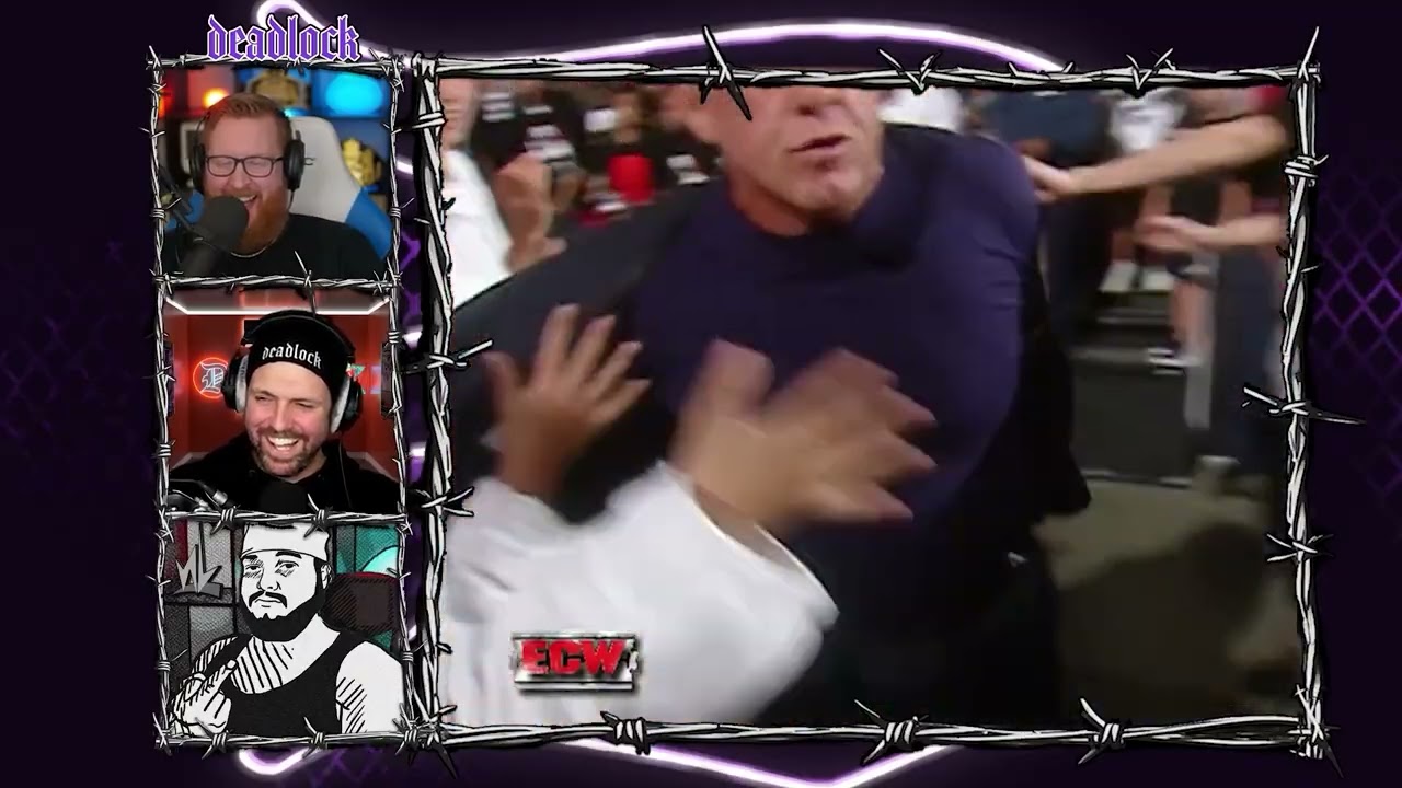 [ᴅᴇᴀᴅʟᴏᴄᴋ ᖍ𝖎𝖌𝖍𝖑𝖎𝖌𝖍𝖙] У Мика Фоли безумный ThreeWayDance на WWE ECW #deadlockpodcast