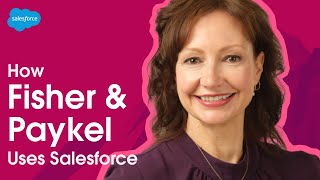 Fisher & Paykel Builds Lasting Customer Relationships With Salesforce | Dreamforce 2024 | Salesforce screenshot 2